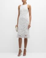 Image 5 of 6: Ungaro Reena Sleeveless Lace Dress