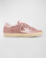 Image 1 of 6: Golden Goose Super Star Glitter Low-Top Sneakers