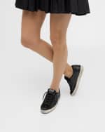 Image 2 of 6: Golden Goose Super Star Glitter Leather Sneakers
