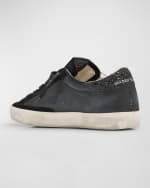 Image 3 of 6: Golden Goose Super Star Glitter Leather Sneakers