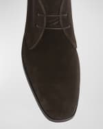 Image 4 of 6: TOM FORD Men's Calf Suede Desert Boots