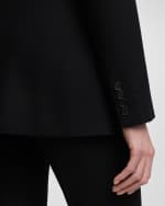 Image 4 of 6: Ralph Lauren Collection Hardison Single-Breasted Light Lux Wool Crepe Jacket