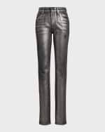 Image 1 of 5: Ralph Lauren Collection 750 Ankle Skinny Metallic Jeans