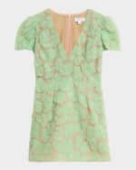 Image 1 of 4: HELSI Ada Beaded Floral Mini Dress