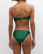 Image 7 of 7: Zimmermann Waverly Flower Bandeau Bikini Top