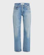 Image 1 of 6: MOUSSY VINTAGE Cheval Straight Low-Rise Jeans