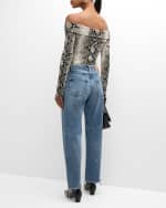 Image 3 of 6: MOUSSY VINTAGE Mabel Wide Straight Cropped Jeans