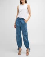 Image 5 of 6: Cinq a Sept Zola Cargo Pants