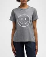 Image 3 of 6: Cinq a Sept Smiley Love Letter Short-Sleeve Tee