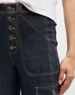 Image 5 of 5: Cinq a Sept Benji Denim Cargo Pants