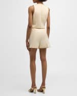 Image 3 of 6: Cinq a Sept Hayes Belted Shorts