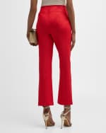 Image 4 of 6: Cinq a Sept Loren Mid-Rise Flare Pants