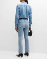 Image 4 of 6: MOTHER The Hustler Ankle Fray Jeans