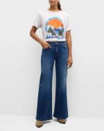 Image 5 of 6: MOTHER The Twister Sneak Wide-Leg Jeans