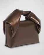 Image 4 of 6: JW Anderson Twister Small Leather Top-Handle Bag