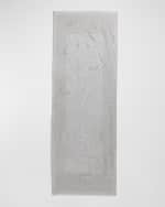 Image 1 of 3: Giorgio Armani Poly Silk Geometric Stole