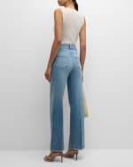 Image 4 of 6: PAIGE Galaxie Cut-Out Sweater Tank Top