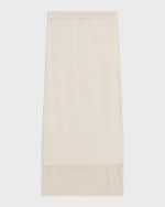 Image 1 of 5: Theory Neo Harbor Chain Midi Mesh Skirt