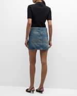 Image 4 of 6: Givenchy 4G Knit Short-Sleeve Polo Shirt