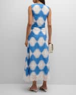 Image 3 of 6: Misook Lace Inset Cropped Square-Neck Tank Top