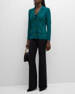 Image 5 of 6: Misook Tailored Jacquard Knit Jacket