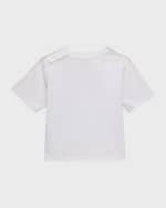 Image 5 of 6: Burberry Girl's Hand-Painted Logo-Print T-Shirt, Size 3-14