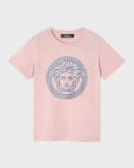 Image 4 of 5: Versace Girl's Medusa Graphic T-Shirt, Size 4-6