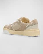 Image 3 of 6: Dolce&Gabbana Men's Suede Low-Top Sneakers