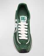 Image 5 of 5: Dolce&Gabbana Men's Mesh Suede Runner Sneakers