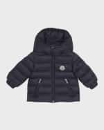 Image 1 of 3: Moncler Kid's Jules Logo Patch Jacket, Size 6M-3