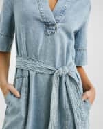 Image 4 of 4: Rails Chancey Faded Denim Mini Dress