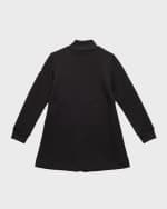Image 2 of 2: Moncler Girl's Zip Up Invert Pleated Dress, Size 8-14