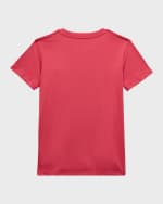 Image 2 of 3: Moncler Girl's Embroidered Logo-Print T-Shirt, Size 8-14