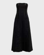 Image 1 of 6: SIMKHAI Dennison Strapless Bustier Midi Dress
