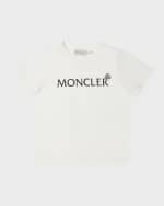 Image 1 of 3: Moncler Boy's Logo T-Shirt W/ Patch, Size 8-14