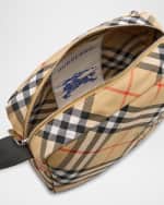 Image 4 of 5: Burberry Men's Check Essential Crossbody Bag