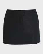 Image 1 of 6: TOM FORD Metallic Silk-Blend Boucle Mini Skirt