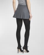 Image 4 of 6: TOM FORD Pleated Compact Virgin Wool Skort