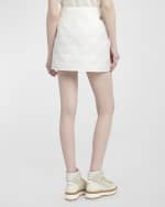 Image 4 of 6: Moncler Checkerboard Quilted Mini Skirt