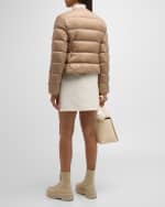 Image 4 of 6: Moncler Laurine Lightweight Short Puffer Jacket
