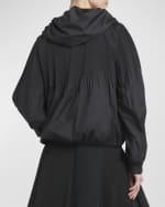 Image 5 of 6: Moncler Auxonne Matte Hooded Windbreaker Jacket