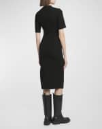 Image 4 of 6: Moncler Stretch Knit Midi Dress