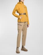 Image 5 of 6: Moncler Grenoble Fex Water-Repellent Belted Jacket