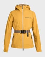 Image 1 of 6: Moncler Grenoble Fex Water-Repellent Belted Jacket