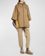 Image 5 of 6: Moncler Grenoble Vorassay Hooded Cape