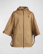 Image 1 of 6: Moncler Grenoble Vorassay Hooded Cape