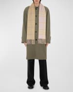 Image 2 of 5: Burberry Reversible Giant Check Cashmere Scarf