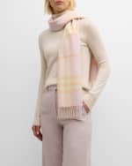 Image 3 of 4: Burberry Giant Check Cashmere Scarf