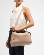 Image 3 of 6: Tod's Medium Apa Bauletto Leather Top Handle Bag