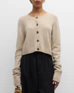 Image 3 of 6: Loulou Studio Zephir Cashmere Knit Cardigan